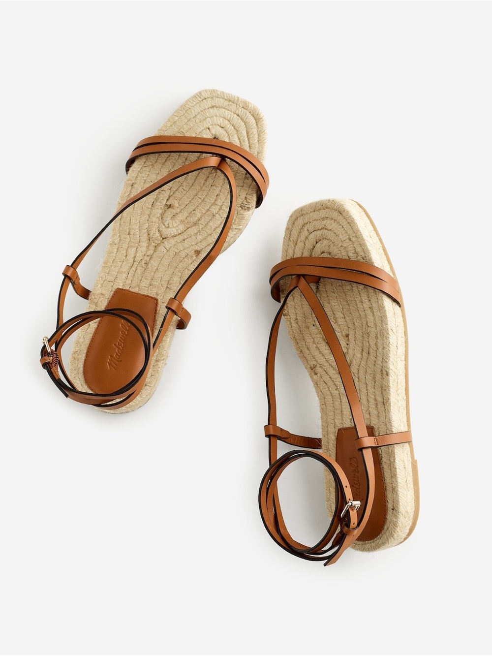 Madewell Woman’s The Mira Espadrille Thong Sandal Size 6